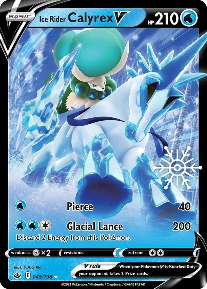 Ice Rider Calyrex V Holiday Calendar 045/198 (Miscellaneous Cards & Products)  - Holofoil