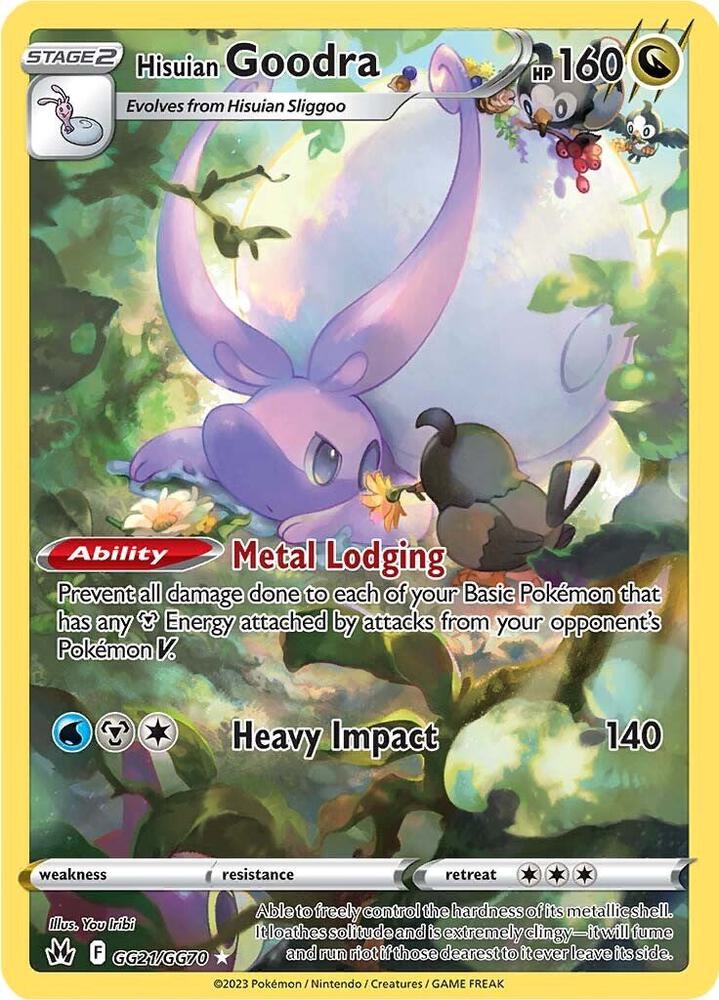 Hisuian Goodra GG21/GG70 (Crown Zenith: Galarian Gallery)  - Holofoil