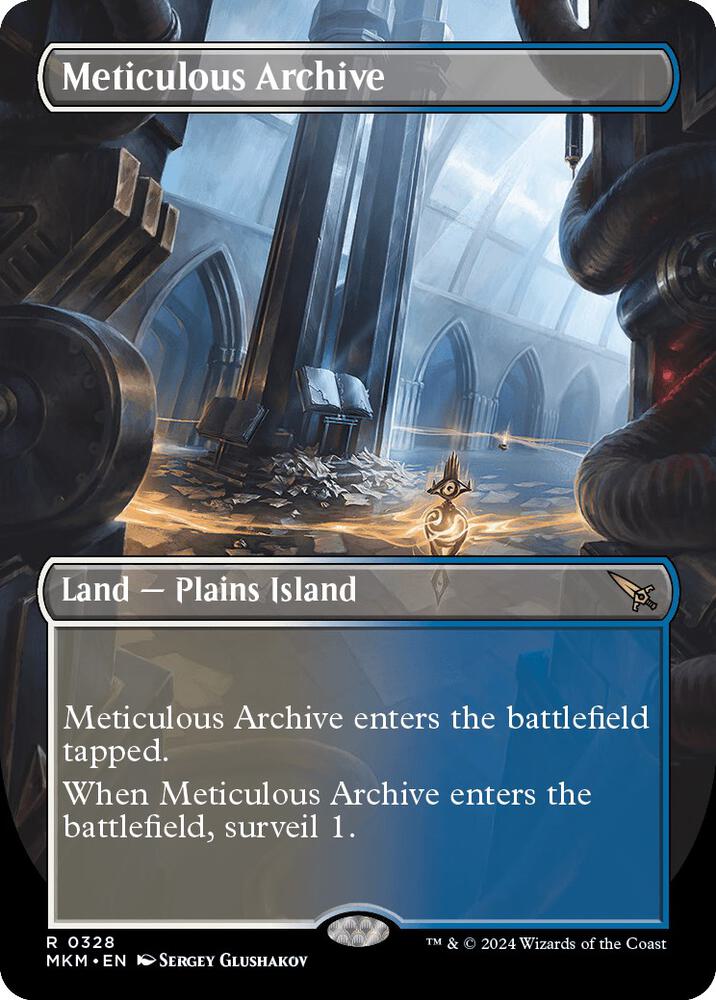 Meticulous Archive 328/286 (Murders at Karlov Manor)  - Borderless Foil