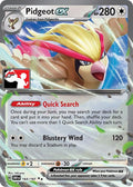 Pidgeot ex Series 4/5/6 164/197 (Prize Pack Series Cards)  - Holofoil