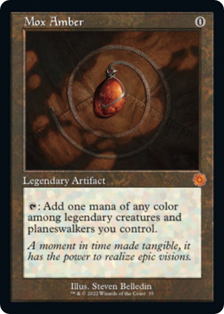 Mox Amber 35 (The Brothers' War: Retro Frame Artifacts) 