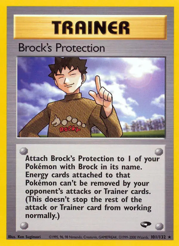 Brock's Protection 101/132 (Gym Challenge)  - Unlimited