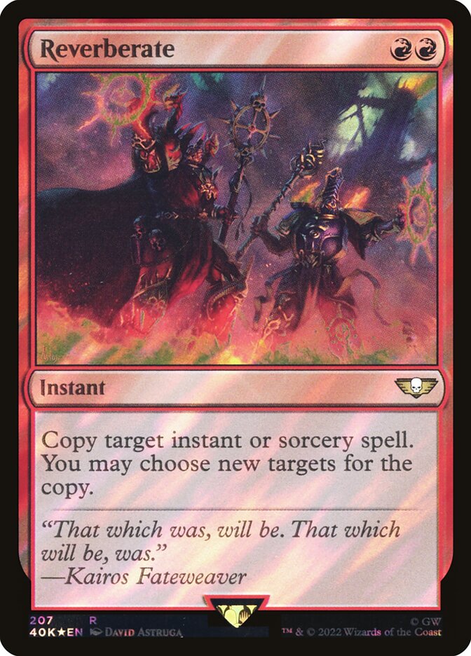 Reverberate  207★/617 (Universes Beyond: Warhammer 40,000)  - Surge Foil