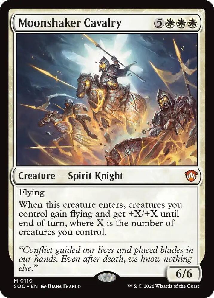 Moonshaker Cavalry 110 (Commander: Secrets of Strixhaven) 