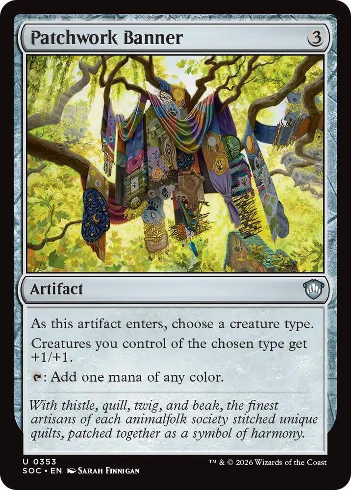 Patchwork Banner 353 (Commander: Secrets of Strixhaven) 