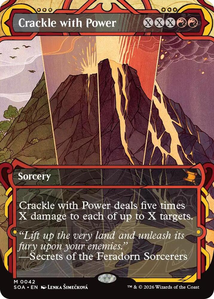 Crackle with Power 42 (Secrets of Strixhaven: Mystical Archive)  - Foil