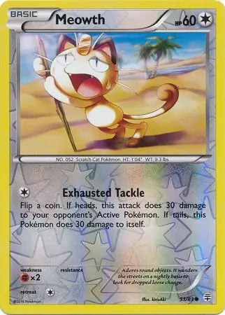 Meowth 53/83 (Generations)  - Reverse Holofoil