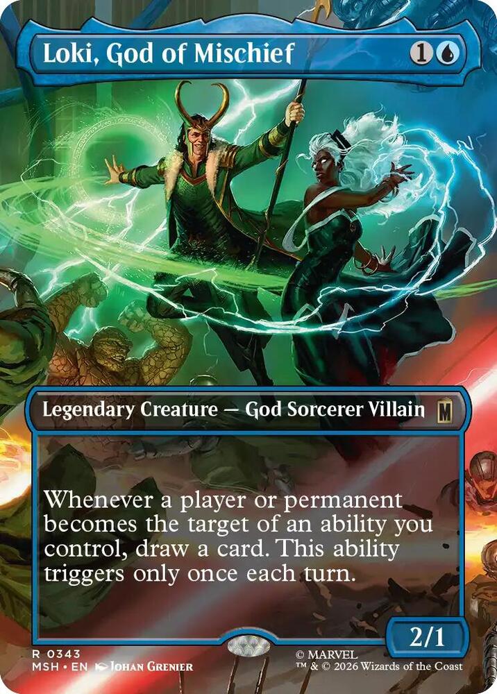 Loki, God of Mischief 343 (Marvel Super Heroes)  - Borderless Foil
