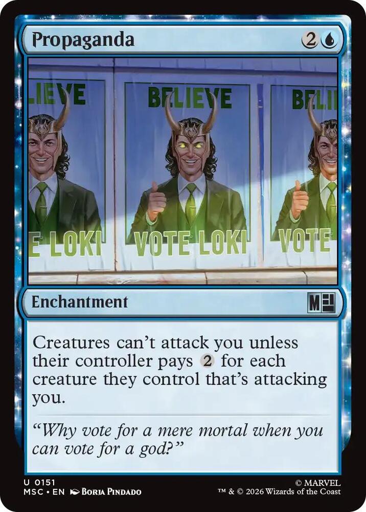 Propaganda 151 (Commander: Marvel Super Heroes)  - Surge Foil 