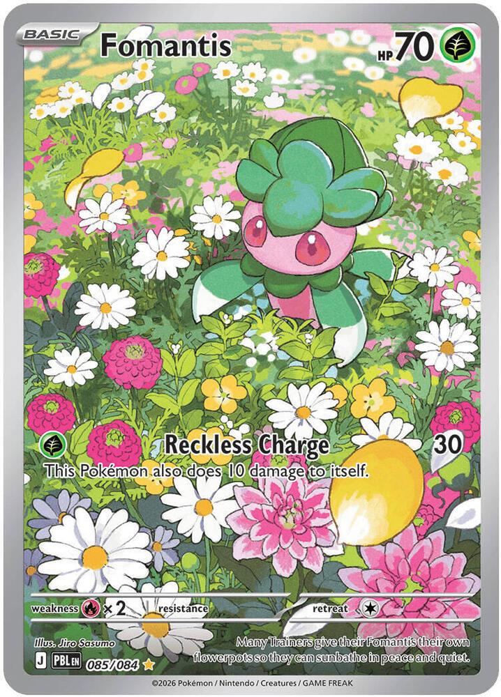 Fomantis 085/084 (ME05: Pitch Black)  - Holofoil