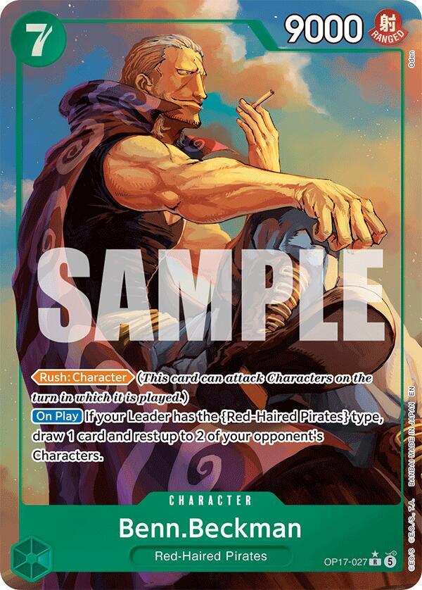 Benn.Beckman OP17-027 (The World's Strongest Warriors)  - Alternate Art Foil