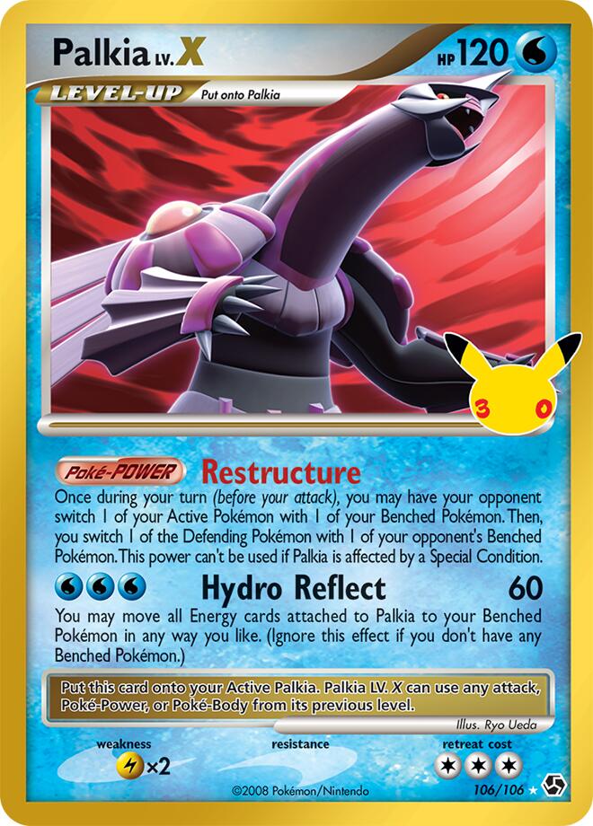Palkia LVX 106/106 (ME: 30th Celebration Classic Collection)  - Holofoil