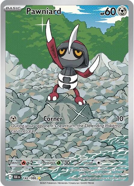Pawniard 142/086 (SV: Black Bolt)  - Holofoil