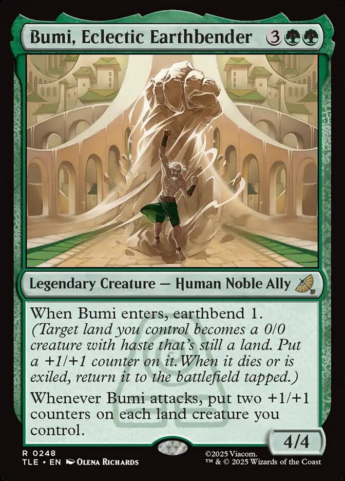 Bumi, Eclectic Earthbender 248 (Avatar: The Last Airbender: Eternal-Legal)  - Foil