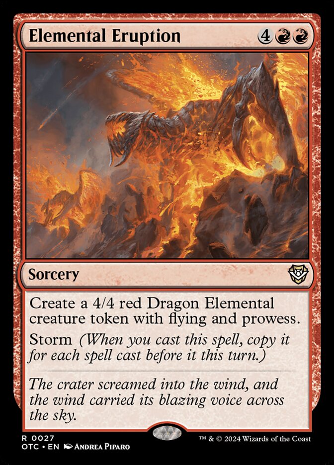 Elemental Eruption 27 (Commander: Outlaws of Thunder Junction) 