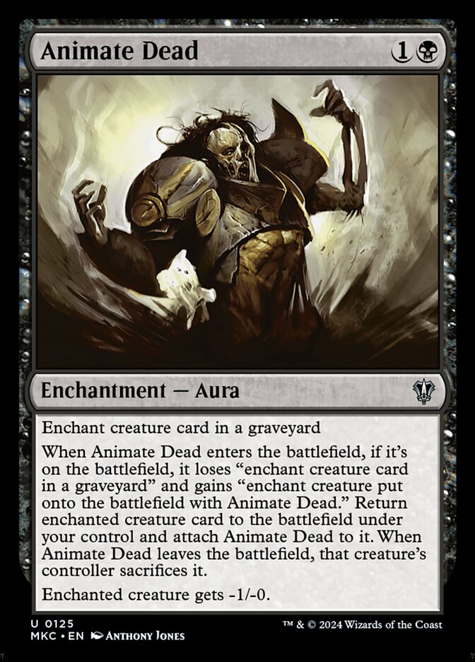 Animate Dead 125/311 (Commander: Murders at Karlov Manor) 