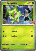 Sprigatito 191 (SV: Scarlet & Violet Promo Cards)  - Holofoil