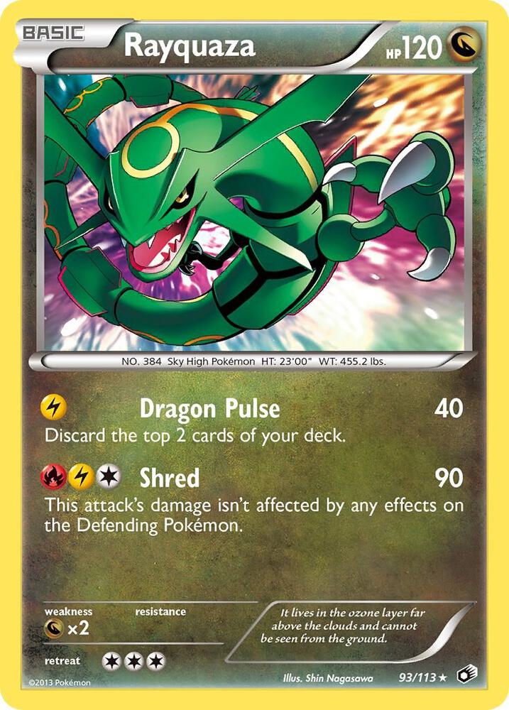 Rayquaza 93/113 (Legendary Treasures)  - Holofoil