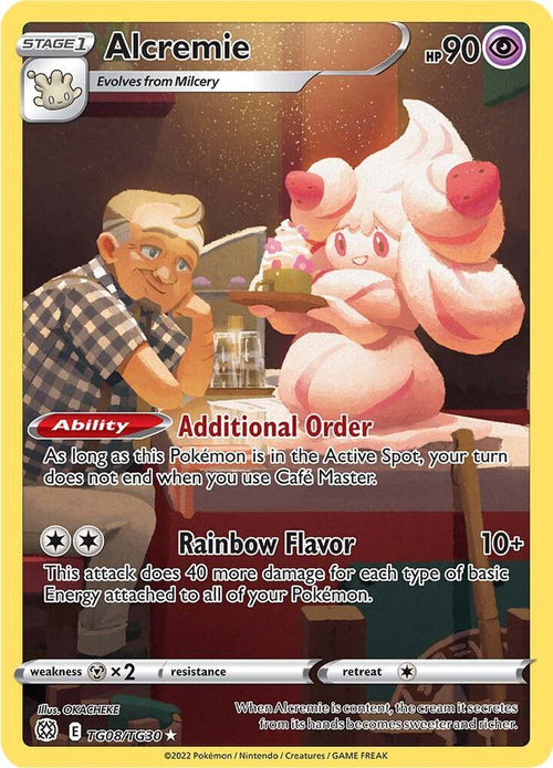 Alcremie TG08/TG30 (SWSH09: Brilliant Stars Trainer Gallery)  - Holofoil