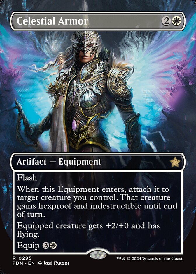 Celestial Armor 295/291 (Foundations)  - Borderless