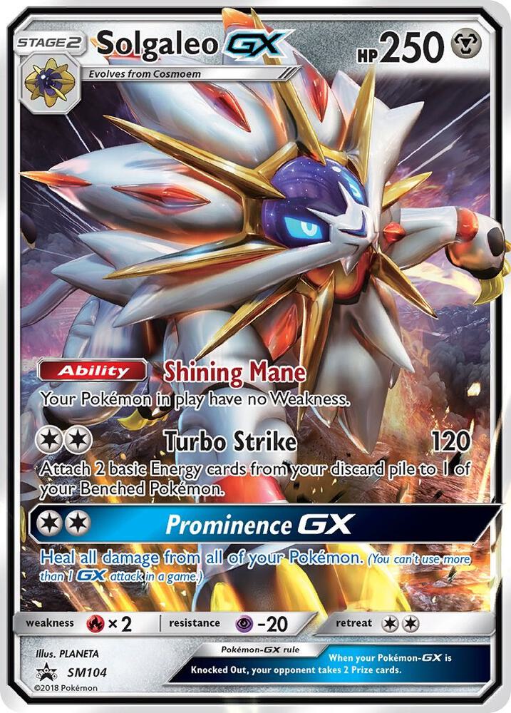 Solgaleo GX SM104 (SM Promos)  - Holofoil