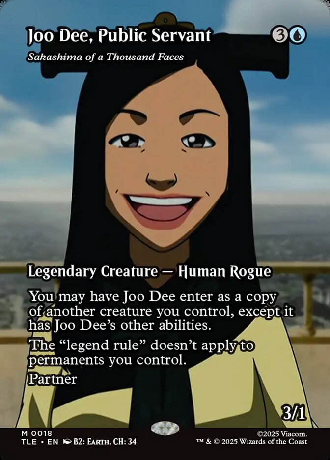 Joo Dee, Public Servant - Sakashima of a Thousand Faces 18/317 (Avatar: The Last Airbender: Eternal-Legal)  - Borderless