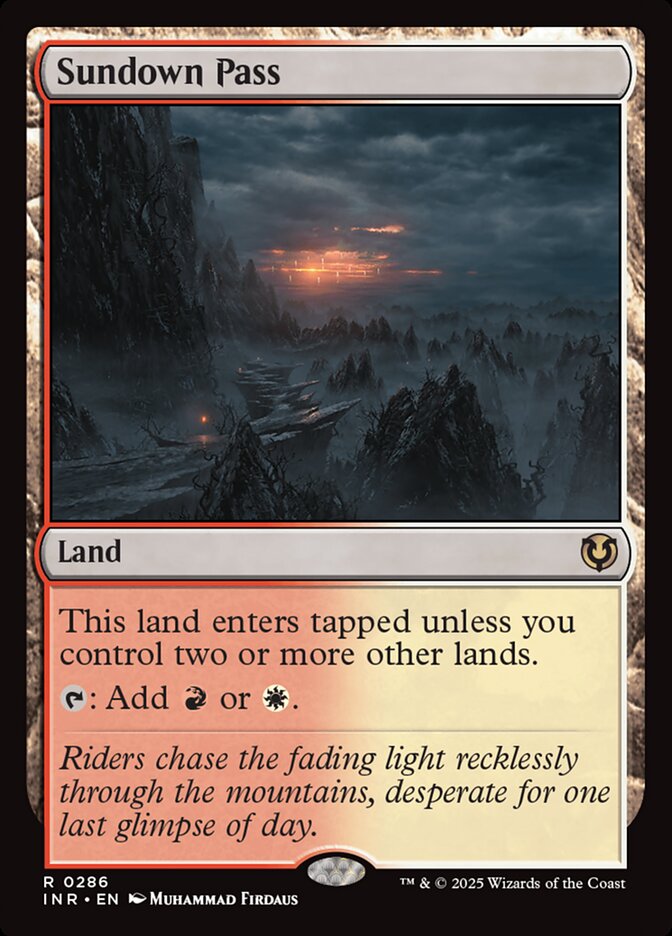 Sundown Pass 286/287 (Innistrad Remastered)  - Foil