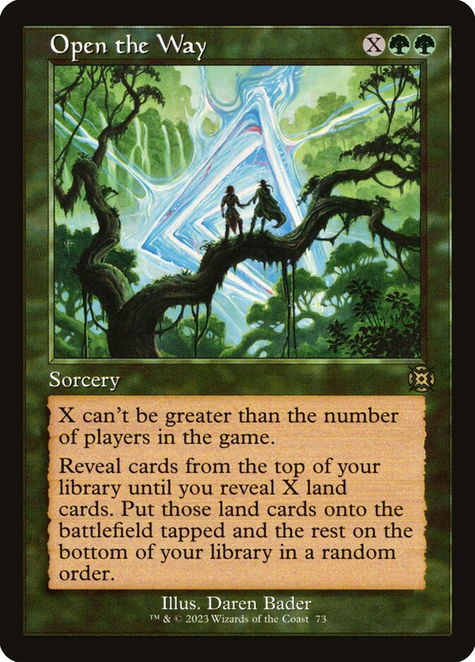Open the Way 73/50 (March of the Machine: The Aftermath)  - Retro Foil