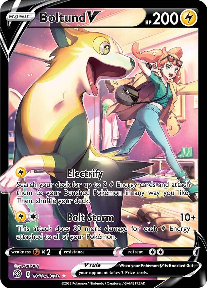 Boltund V TG13/TG30 (SWSH09: Brilliant Stars Trainer Gallery)  - Holofoil