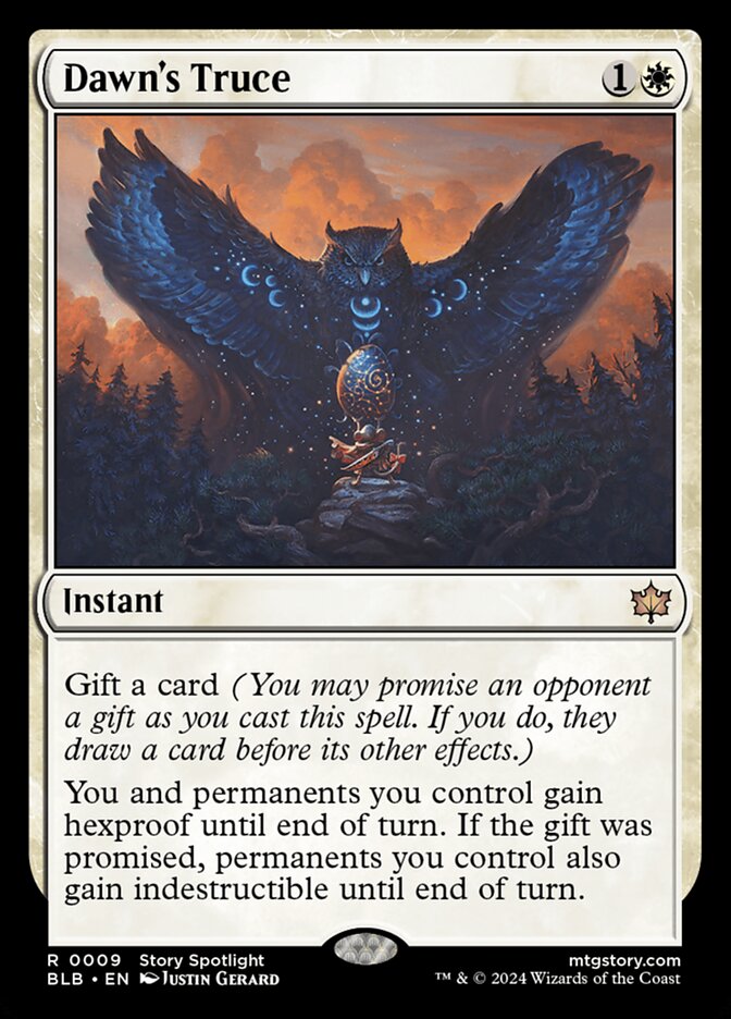 Dawn's Truce 9 (Bloomburrow)  - Foil