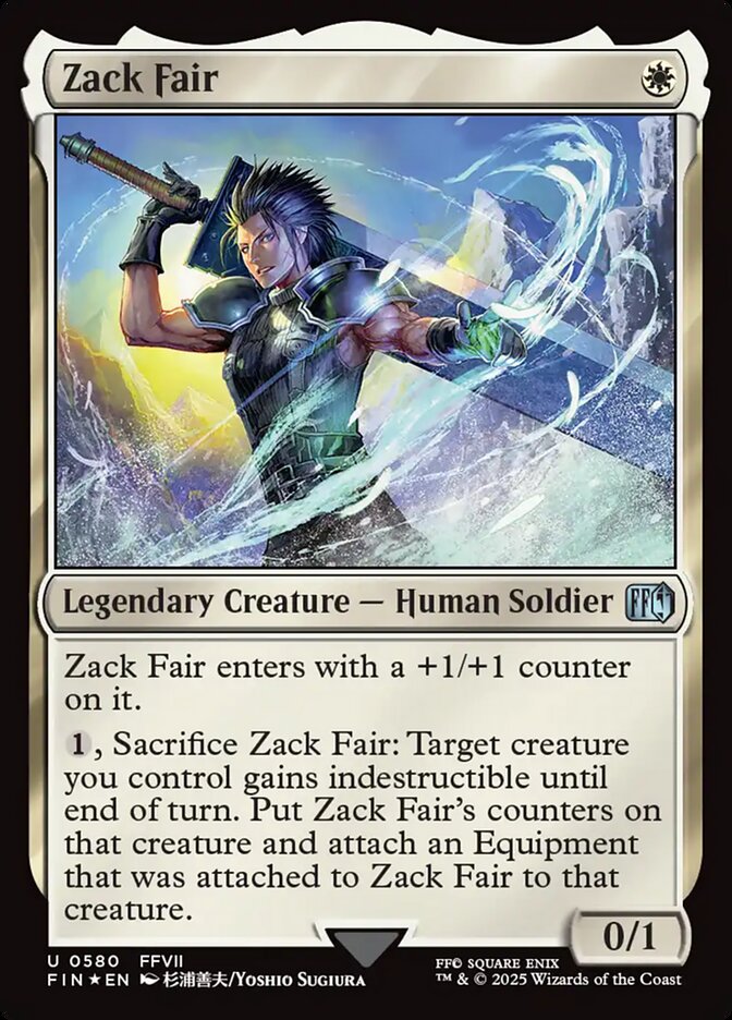 Zack Fair 580/309 (FINAL FANTASY)  - Surge Foil