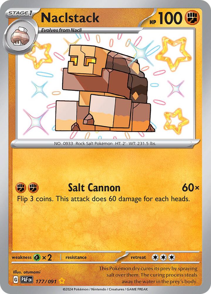 Naclstack 177/091 (SV: Paldean Fates)  - Holofoil