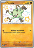 Mankey 169/091 (SV: Paldean Fates)  - Holofoil