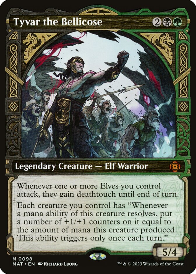 Tyvar the Bellicose 98/50 (March of the Machine: The Aftermath)  - Showcase Foil