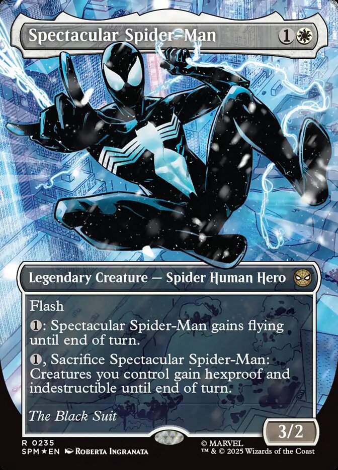Spectacular Spider-Man 235/198 (Marvel's Spider-Man)  - Borderless Foil