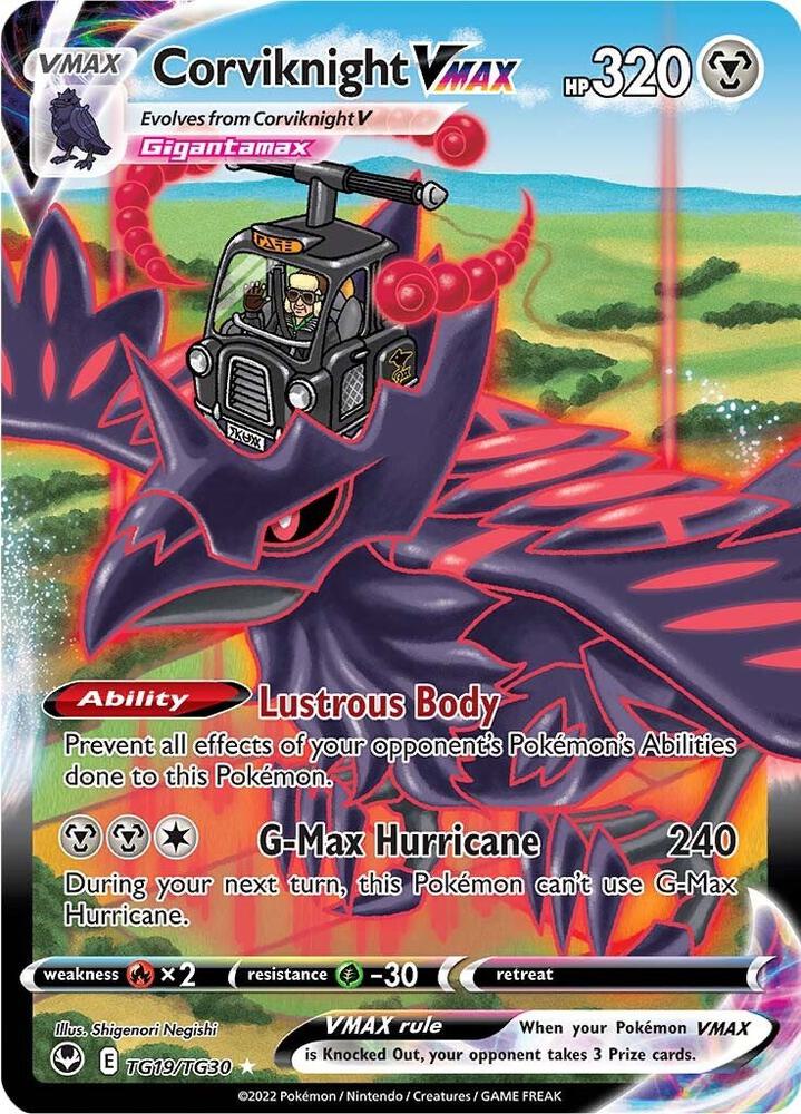 Corviknight VMAX TG19/TG30 (SWSH12: Silver Tempest Trainer Gallery)  - Holofoil