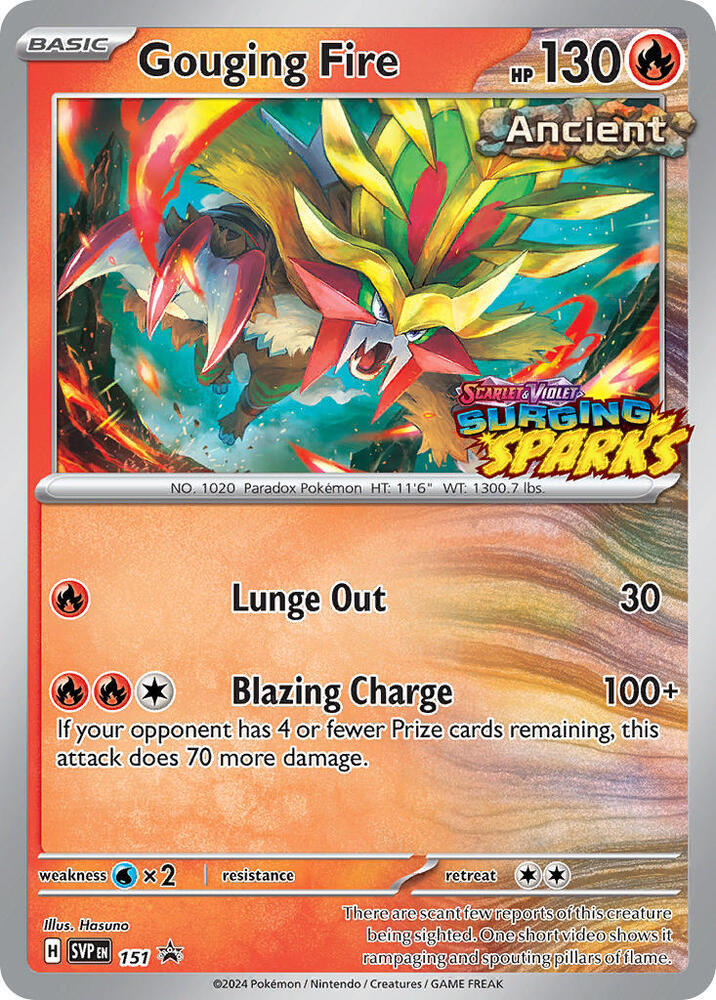 Gouging Fire 151 (SV: Scarlet & Violet Promo Cards)  - Holofoil