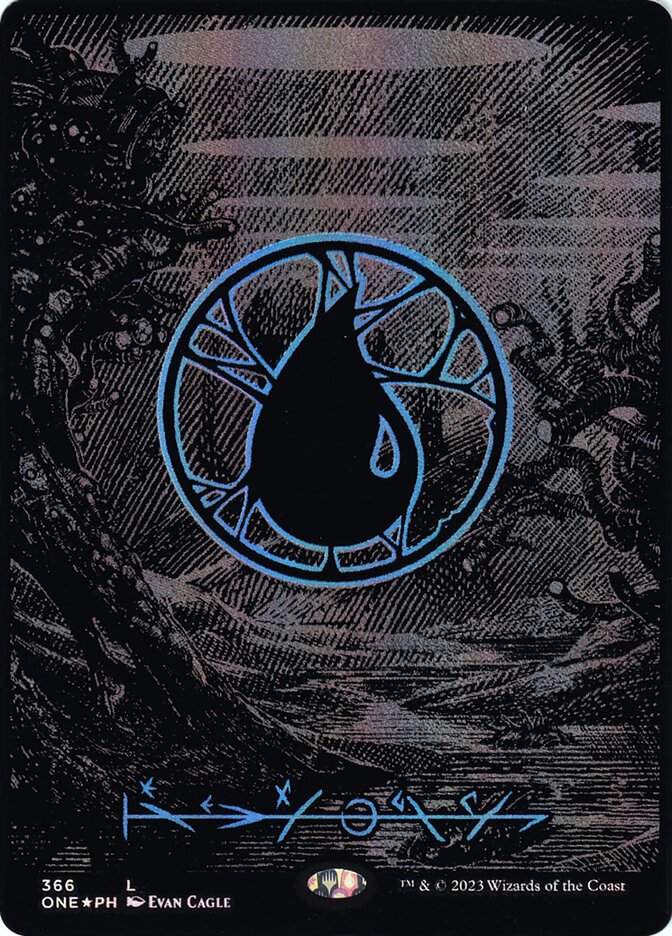 Island 366 (Phyrexia: All Will Be One)  - Oil Slick Foil