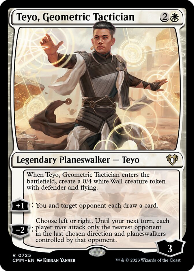 Teyo, Geometric Tactician 725/451 (Commander Masters) 