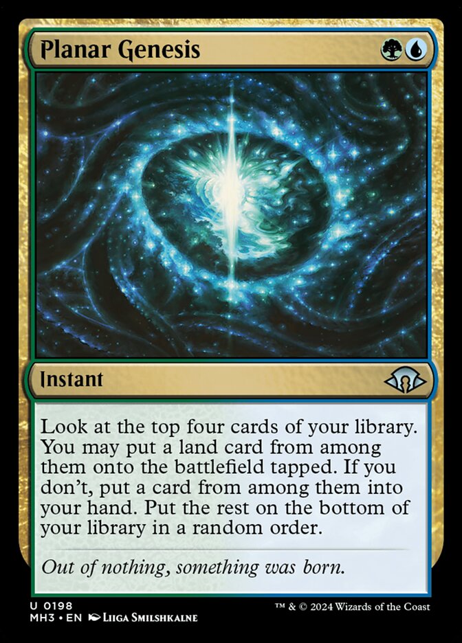 Planar Genesis 198 (Modern Horizons 3)  - Foil