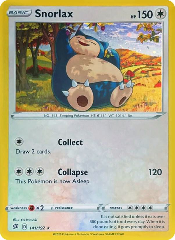 Snorlax 141/192 (Miscellaneous Cards & Products)  - Cosmo Holofoil