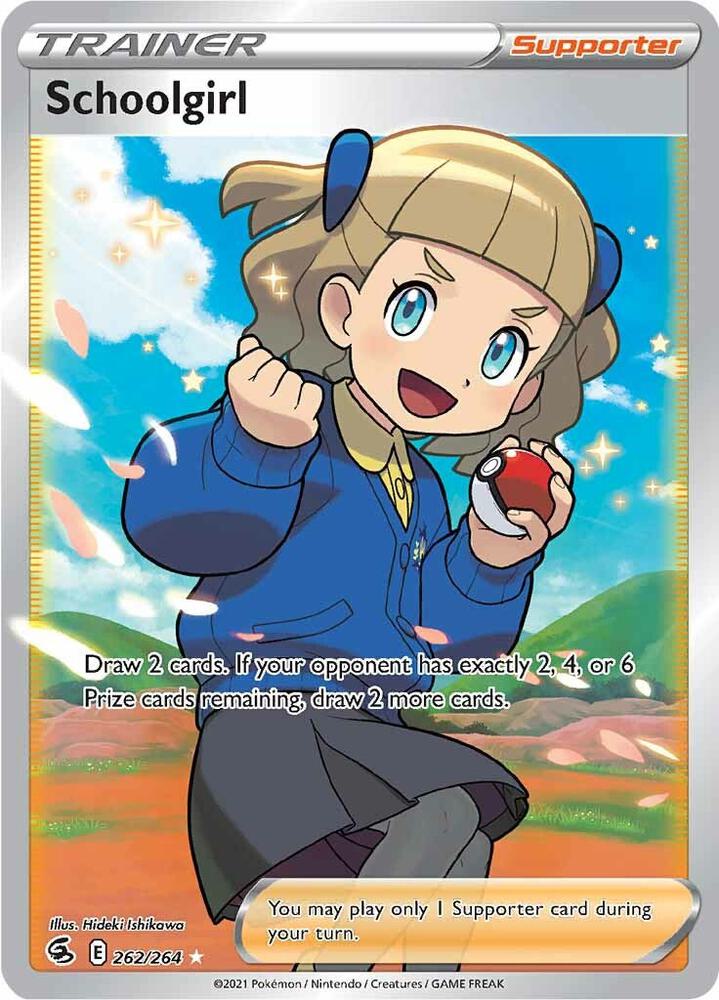 Schoolgirl 262/264 (SWSH08: Fusion Strike)  - Holofoil