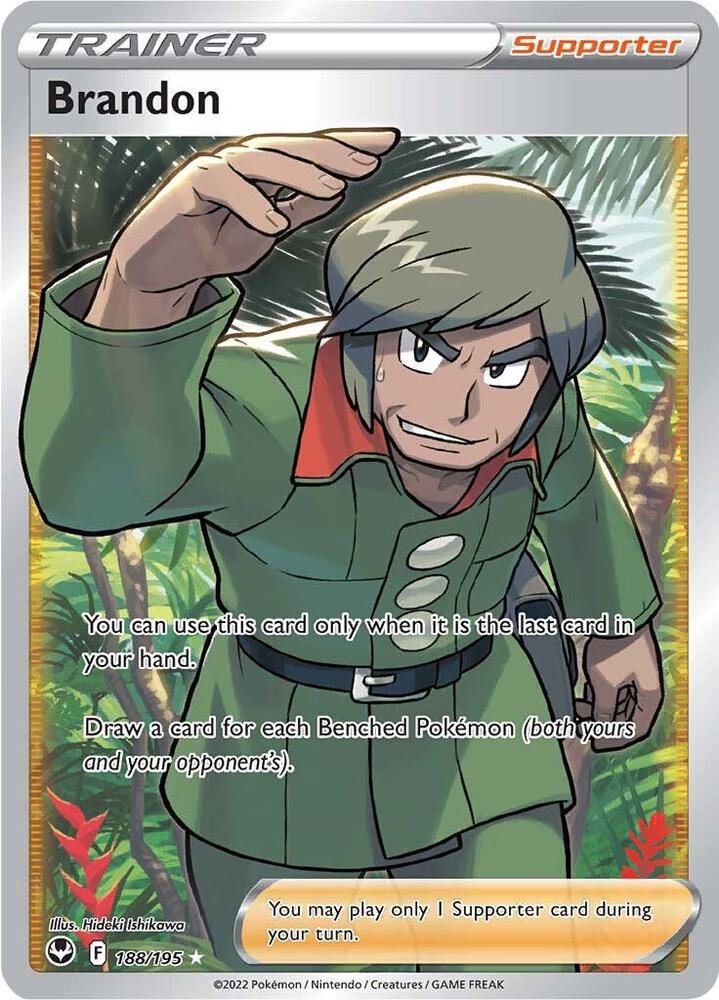 Brandon 188/195 (SWSH12: Silver Tempest)  - Holofoil