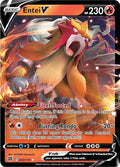 Entei V 022/172 (SWSH09: Brilliant Stars)  - Holofoil