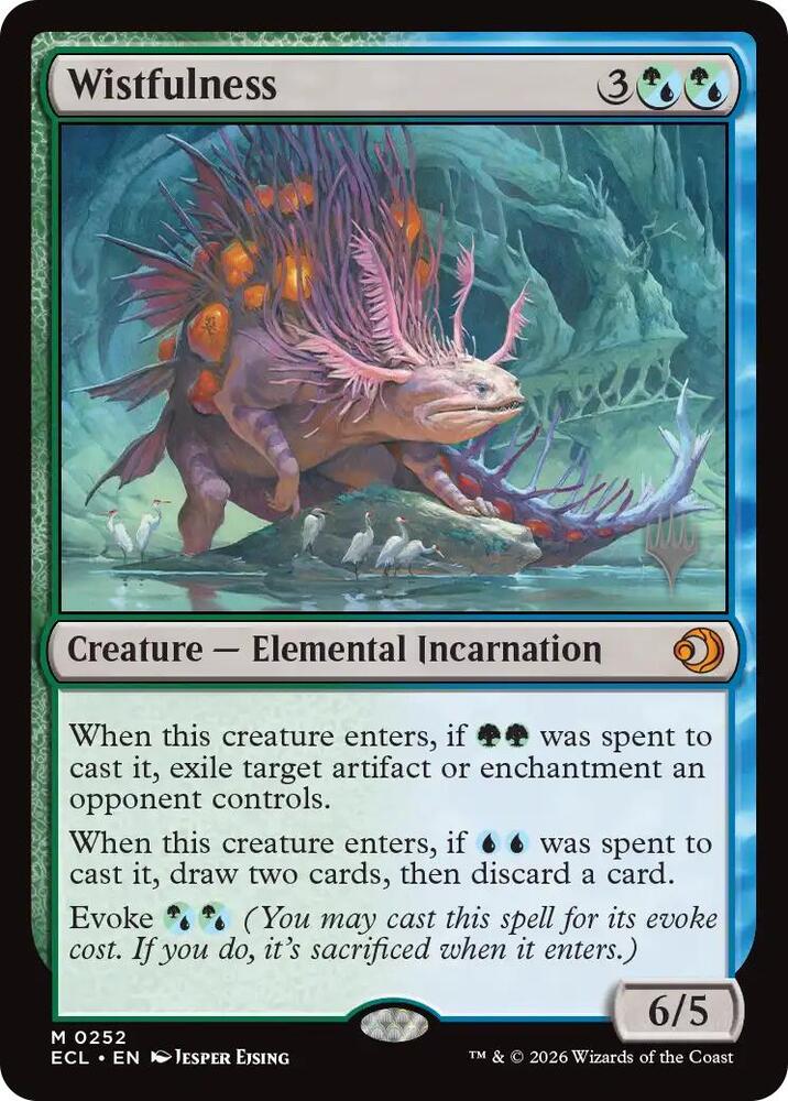 Wistfulness 252 (Promo Pack: Lorwyn Eclipsed)  - Foil