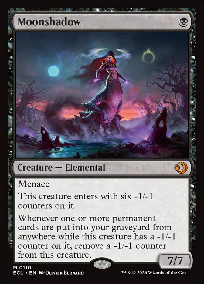 Moonshadow 110 (Lorwyn Eclipsed)  - Foil