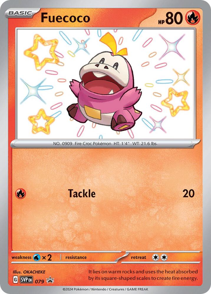 Fuecoco 079 (SV: Scarlet & Violet Promo Cards)  - Holofoil