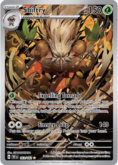 Shiftry 163/162 (SV05: Temporal Forces)  - Holofoil