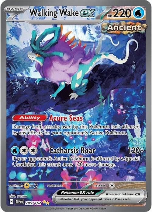 Walking Wake ex 205/162 (SV05: Temporal Forces)  - Holofoil