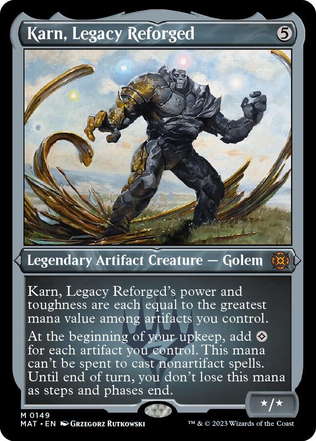 Karn Legacy Reforged Foil Etched 149 (March of the Machine: The Aftermath)  - Etched Foil